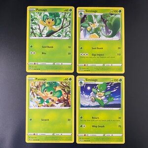 006/189 007/264 Pansage 007/189 008/264 Simisage Monkey Pokemon Lot Fresh Pulls
